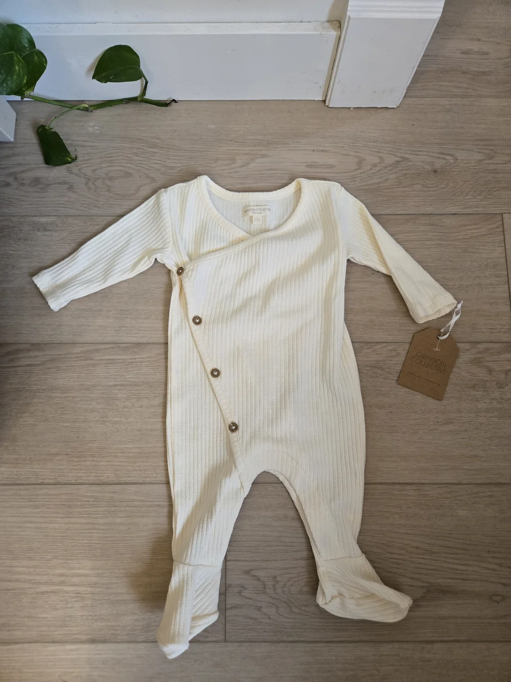 Grayson Collective Ribbed Baby Pjs - Picture 1 of 4